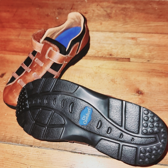 Gently Used Dr Comfort Betty Diabetic Orthopedic Shoes Brown Leather 8-1/2 US - Picture 4 of 7
